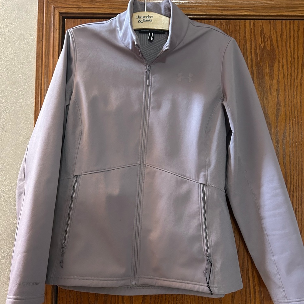 Under Armour Women’s Gray/purple UA Storm Full Zip Jac